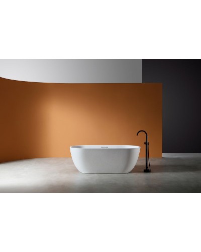 Ванна из искусственного камня Abber Frankfurt 170x75 AM9941 Белая без гидромассажа