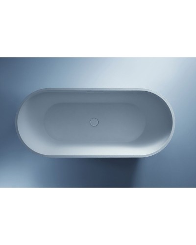 Ванна из искусственного камня Abber Frankfurt 170x75 AM9941 Белая без гидромассажа