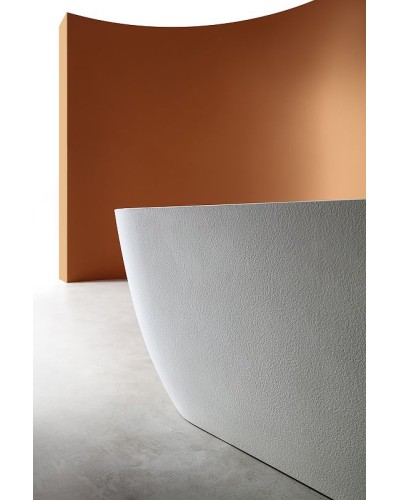 Ванна из искусственного камня Abber Frankfurt 170x75 AM9941 Белая без гидромассажа