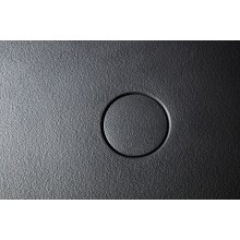 Ванна из искусственного камня Abber Frankfurt 170x75 AM9941B Черная без гидромассажа