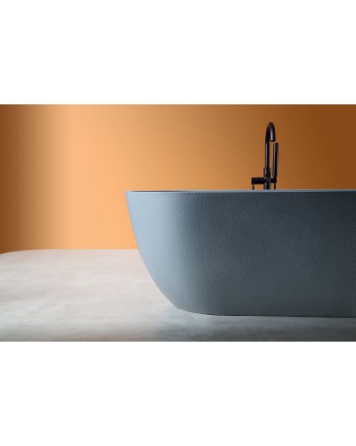 Ванна из искусственного камня Abber Frankfurt 170x75 AM9941G Серая без гидромассажа