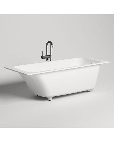 Ванна из литьевого мрамора 180x80 см Salini S-Sense Orlanda Kit 102112G