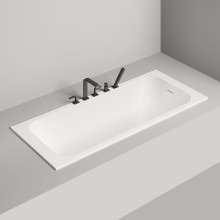 Ванна из литьевого мрамора 180x80 см Salini S-Sense Orlanda Kit 102112G