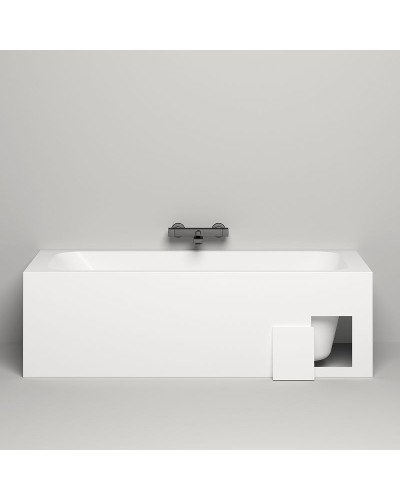 Ванна из литьевого мрамора 180x80 см Salini S-Sense Orlanda Kit 102112G