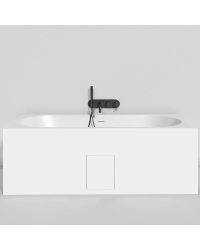 Ванна из литьевого мрамора 180x80 см Salini S-Sense Ornella Axis Kit 103511G