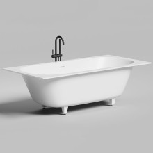 Ванна из литьевого мрамора 190,5x90,5 см Salini S-Sense Ornella Axis Kit 103512G