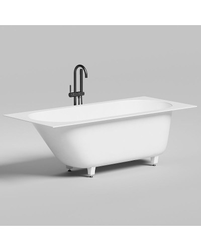 Ванна из литьевого мрамора 170x75 см Salini S-Sense Ornella Kit 102411G