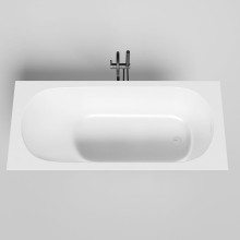 Ванна из литьевого мрамора 170x75 см Salini S-Sense Ornella Kit 102411G