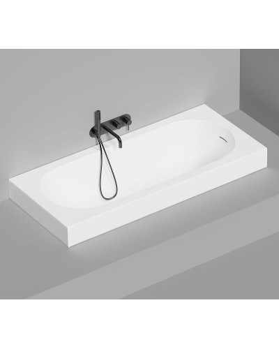 Ванна из литьевого мрамора 170x75 см Salini S-Sense Ornella Kit 102411G