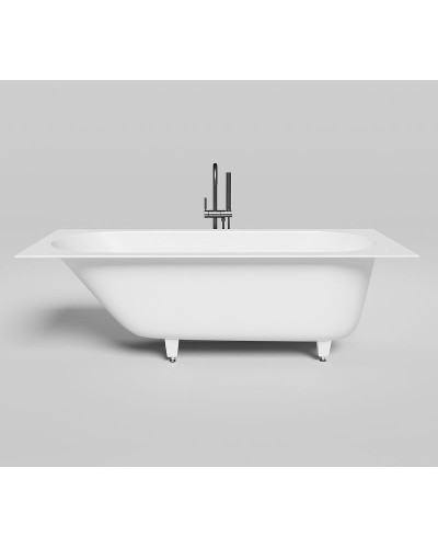 Ванна из литьевого мрамора 180x80 см Salini S-Sense Ornella Kit 102412M