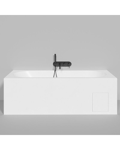 Ванна из литьевого мрамора 180x80 см Salini S-Sense Ornella Kit 102412M