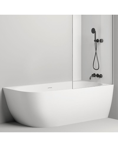 Ванна из литьевого мрамора 170x85 см Salini S-Sense Sofia Corner R 102514G