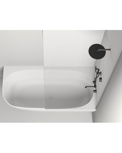 Ванна из литьевого мрамора 170x85 см Salini S-Sense Sofia Corner R 102514G