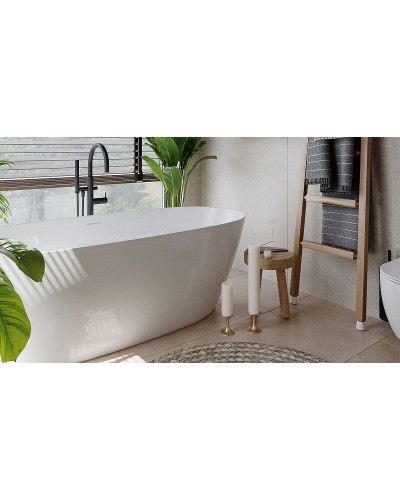 Ванна из литьевого мрамора 169,5x80,5 см Salini S-Stone Sofia 102526M