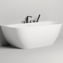 Ванна из литьевого мрамора 180x85 см Salini S-Sense Sofia Wall 102513G