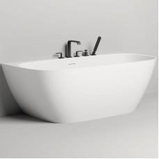 Ванна из литьевого мрамора 180x85 см Salini S-Sense Sofia Wall 102513G