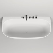 Ванна из литьевого мрамора 180x85 см Salini S-Sense Sofia Wall 102513G