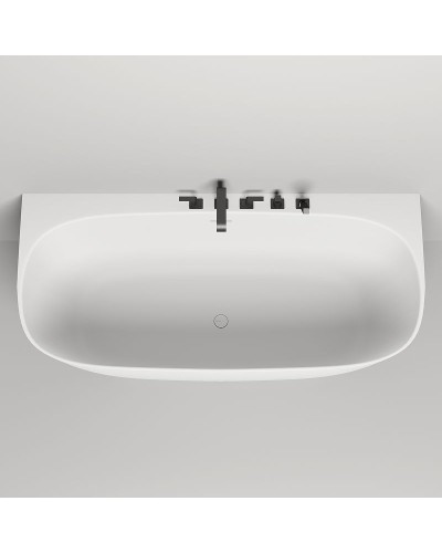 Ванна из литьевого мрамора 180x85 см Salini S-Sense Sofia Wall 102513G