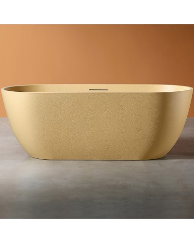 Ванна из искусственного камня Abber Frankfurt 170x75 AM9941MS Песочная матовая без гидромассажа