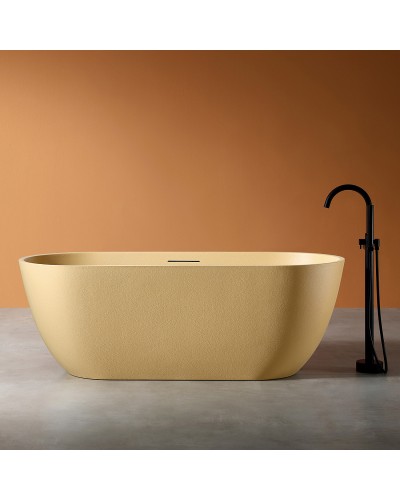 Ванна из искусственного камня Abber Frankfurt 170x75 AM9941MS Песочная матовая без гидромассажа