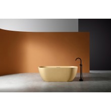 Ванна из искусственного камня Abber Frankfurt 170x75 AM9941MS Песочная матовая без гидромассажа