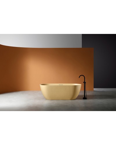 Ванна из искусственного камня Abber Frankfurt 170x75 AM9941MS Песочная матовая без гидромассажа