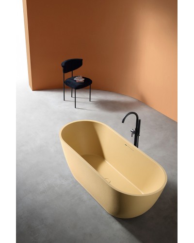 Ванна из искусственного камня Abber Frankfurt 170x75 AM9941MS Песочная матовая без гидромассажа