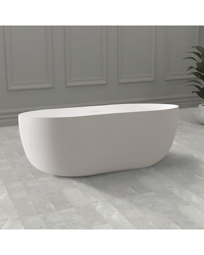 Ванна из искусственного камня Abber Stein 170x80 AS9604 без гидромассажа