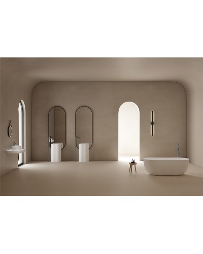 Ванна из искусственного камня Abber Stein 170x80 AS9604 без гидромассажа