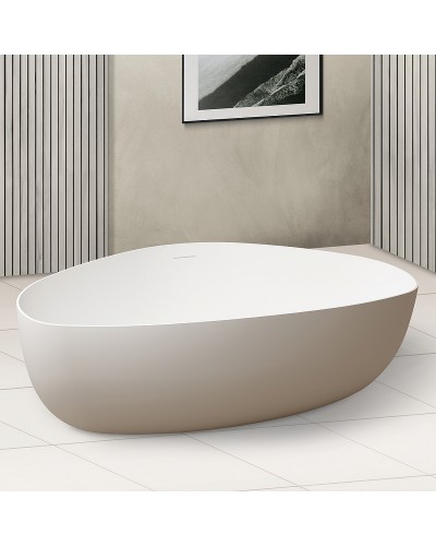 Ванна из искусственного камня Abber Stein 180x130 AS9608 без гидромассажа