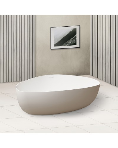 Ванна из искусственного камня Abber Stein 180x130 AS9608 без гидромассажа