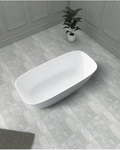 Ванна из искусственного камня Abber Stein 170x72 AS9612-1.7 без гидромассажа