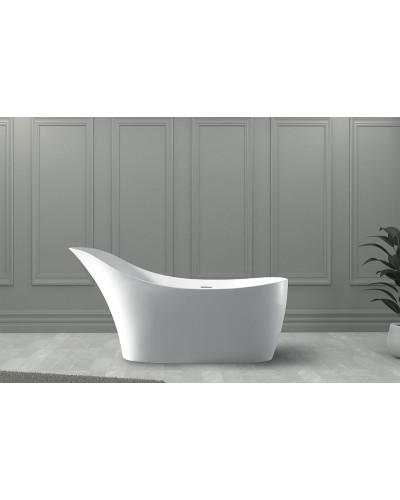 Ванна из искусственного камня Abber Stein 169x75 AS9618 без гидромассажа