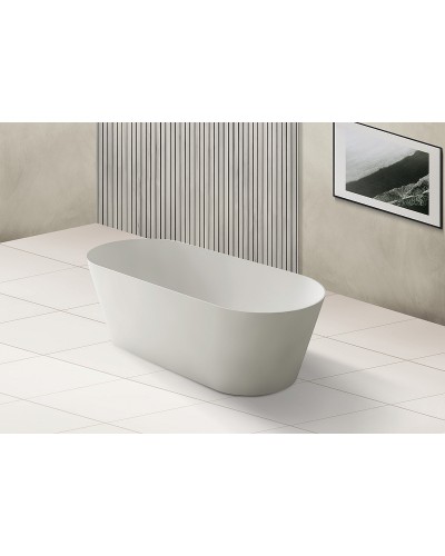 Ванна из искусственного камня Abber Stein 165x70 AS9622 без гидромассажа