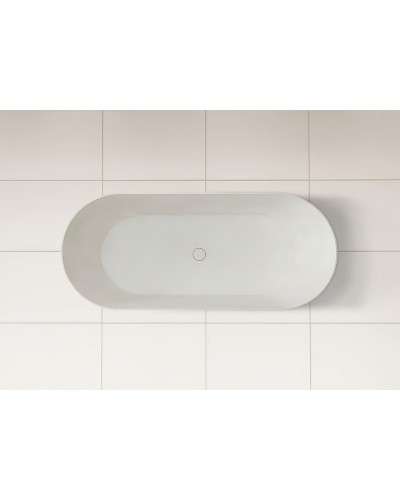 Ванна из искусственного камня Abber Stein 165x70 AS9622 без гидромассажа