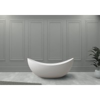 Ванна из искусственного камня Abber Stein 180x80 AS9633 без гидромассажа