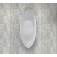 Ванна из искусственного камня Abber Stein 180x80 AS9633 без гидромассажа