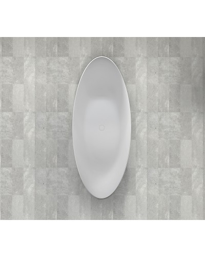 Ванна из искусственного камня Abber Stein 180x80 AS9633 без гидромассажа