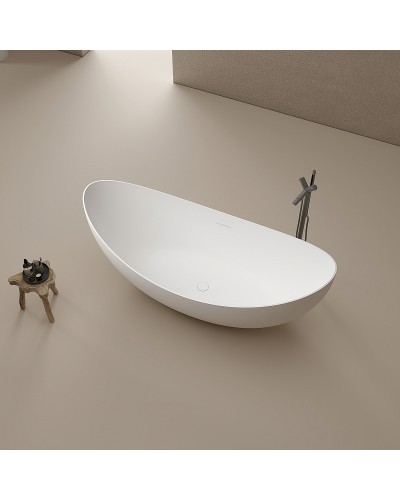 Ванна из искусственного камня Abber Stein 180x80 AS9633 без гидромассажа