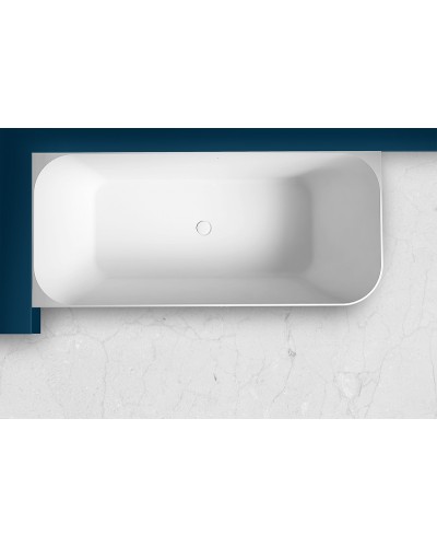 Ванна из искусственного камня Abber Stein 170x75 AS9621-1.7 L без гидромассажа