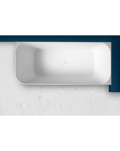 Ванна из искусственного камня Abber Stein 170x75 AS9621-1.7 R без гидромассажа