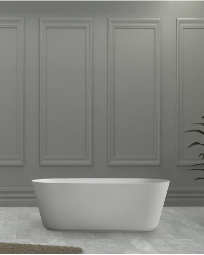 Ванна из искусственного камня Abber Stein 160x80 AS9606 без гидромассажа