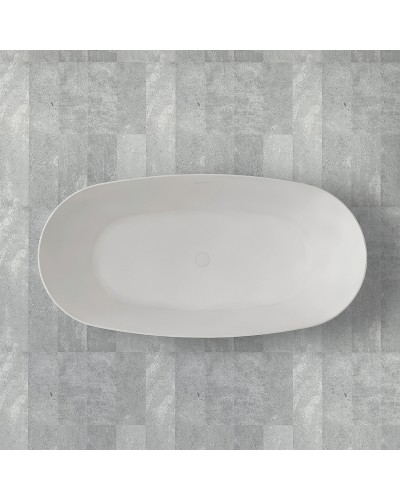 Ванна из искусственного камня Abber Stein 160x80 AS9606 без гидромассажа