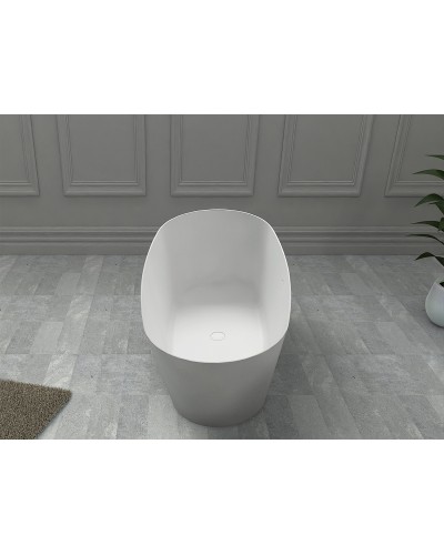 Ванна из искусственного камня Abber Stein 160x80 AS9606 без гидромассажа