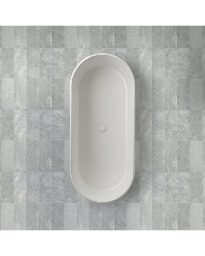 Ванна из искусственного камня Abber Stein 170x75 AS9607 без гидромассажа