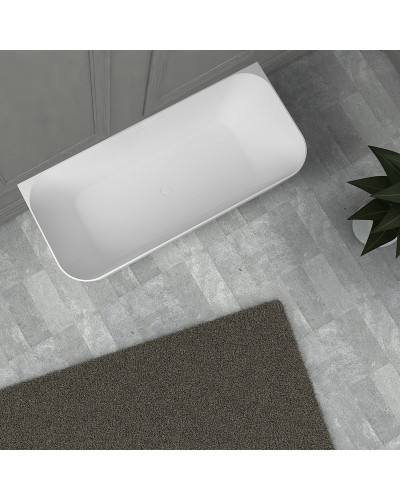 Ванна из искусственного камня Abber Stein 170x75 AS9617 без гидромассажа