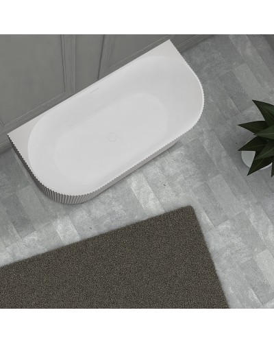 Ванна из искусственного камня Abber Stein 170x75 AS9630 без гидромассажа