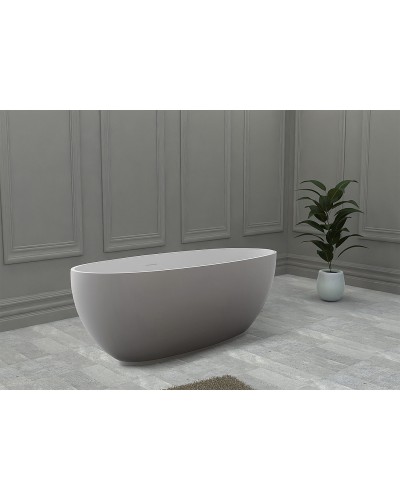 Ванна из искусственного камня Abber Stein 140x78 AS9641-1.4 без гидромассажа