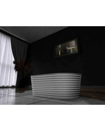 Ванна из искусственного камня Abber Stein 170x80 AS9650 без гидромассажа