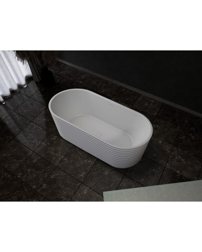 Ванна из искусственного камня Abber Stein 170x80 AS9650 без гидромассажа